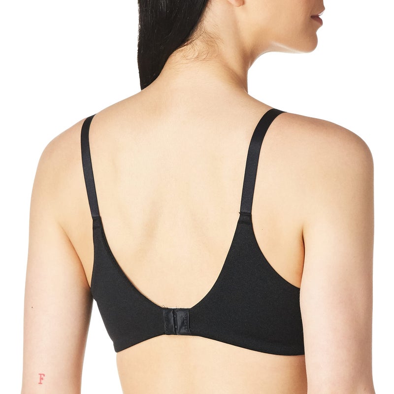 Warner's womens Blissful Benefits Back Smoothing Wirefree Lift T Shirt Bra, Black, 36B US - Image 3
